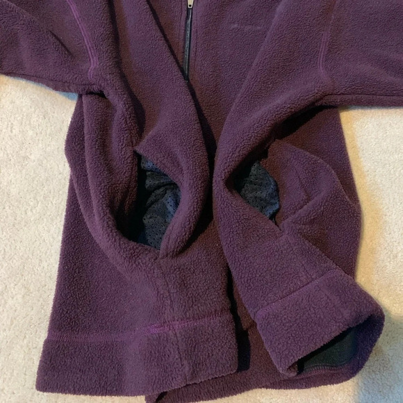 Patagonia Vintage 1/4 zip Fleece pullover jacket plum egg plant size Medium - Picture 8 of 12